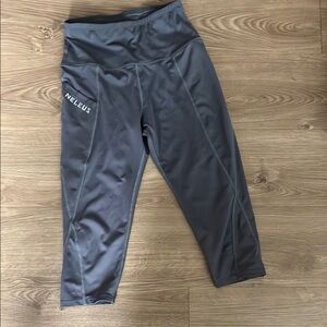 Neleus Gray Athletic Leggings